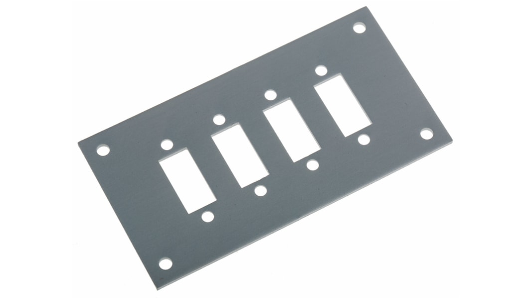 RS PRO Miniature Thermocouple Panel for Use with Up To 6 Screw In Fascia Sockets, RoHS Standard