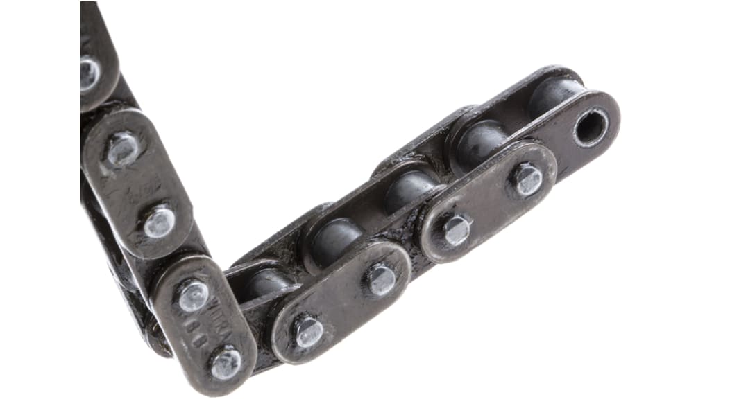 Witra görgős lánc 06B-1, Acél, Szimplex, 5m hosszú, 9.525mm táv