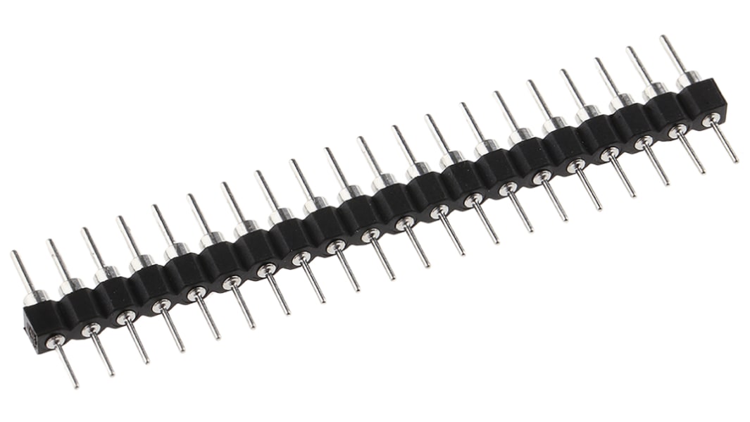E-TEC SIB Stiftleiste gerade, 20-polig / 1-reihig, Raster 2.54mm, Platine-Platine, Lötanschluss-Anschluss, Nicht