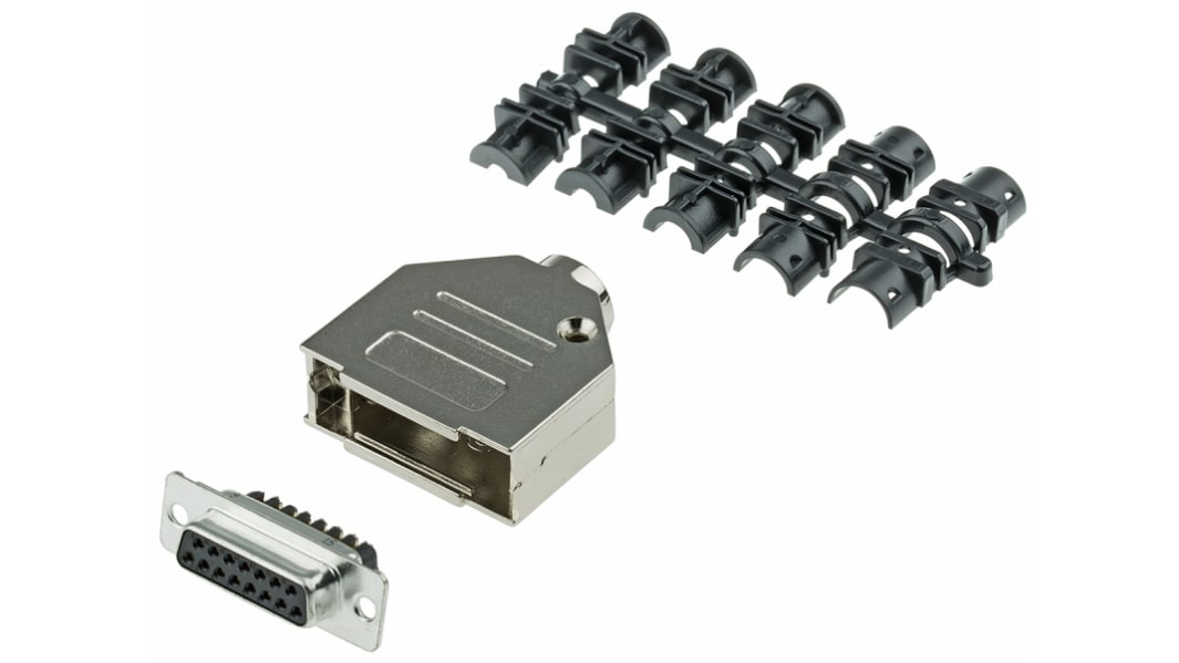 Conector D-sub Amphenol Communications Solutions, Recto, Montaje de Cable, Hembra, Terminación Terminal roscado