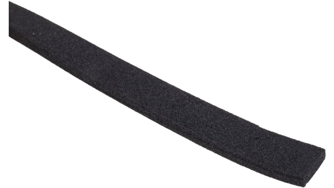 RS PRO Black Foam Tape, 15.0mm x 10.0m, 3.0mm Thick