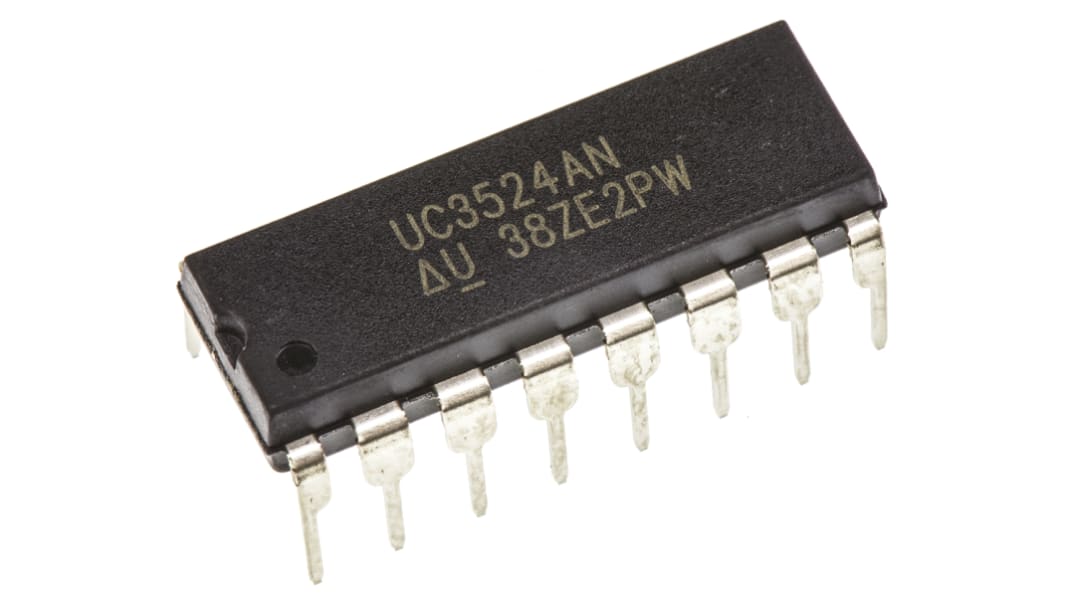 Contrôleur PWM, UC3524AN, 500 KHz, 40 V, PDIP 16 broches