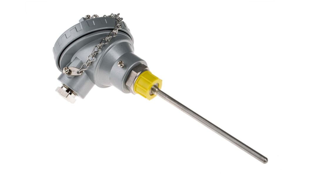 Thermocouple type K Ø 6mm, L 150mm, +1100°C max à Tête de connexion