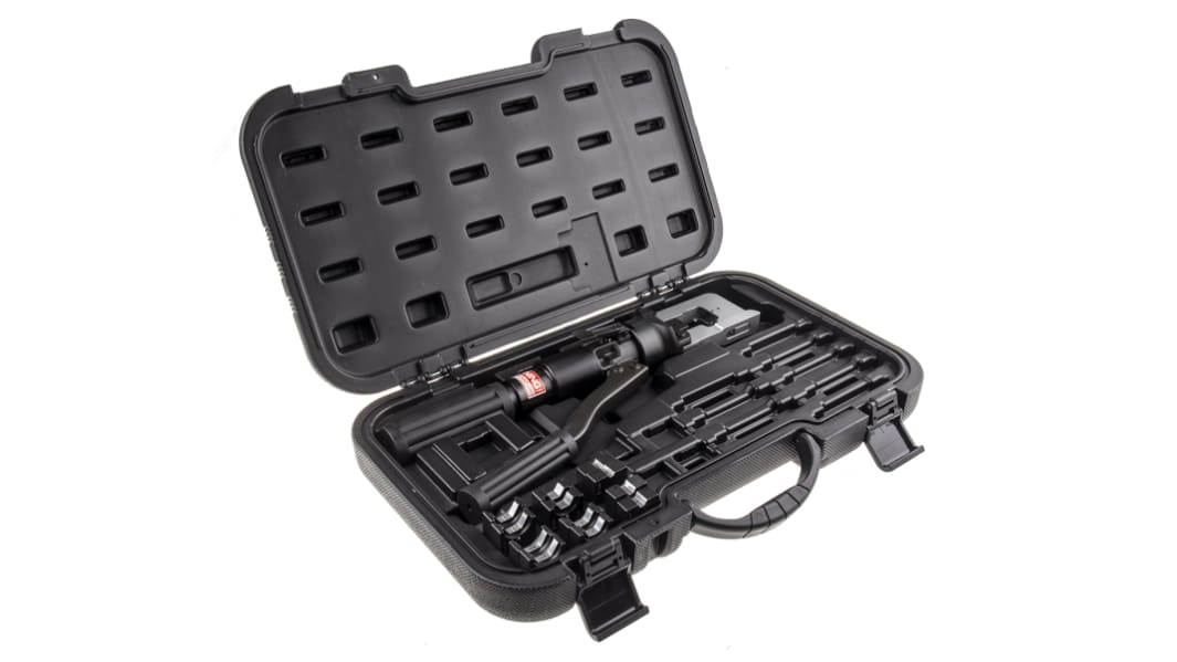 RS PRO Hydraulic Crimp Tool for Tubular Cable Lugs, 6 → 185mm² Wire