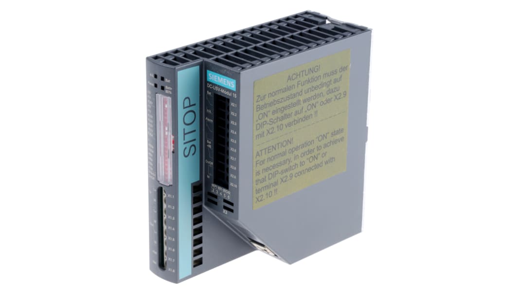 Siemens 22 → 29V dc Input DIN Rail Uninterruptible Power Supply (360W), SITOP DC