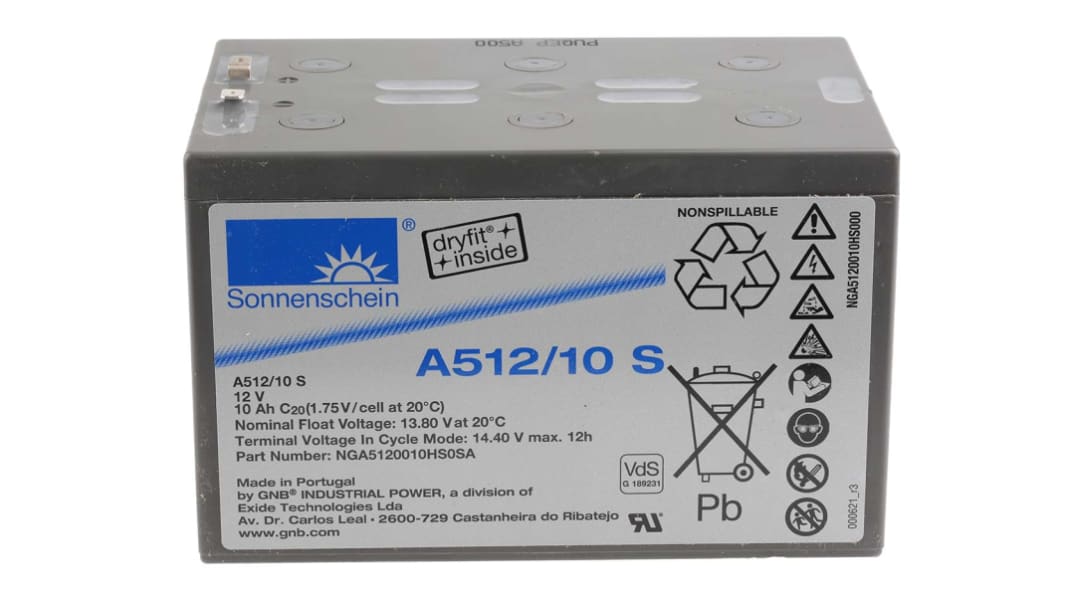 Batterie au plomb étanche Sonnenschein 12V 10Ah