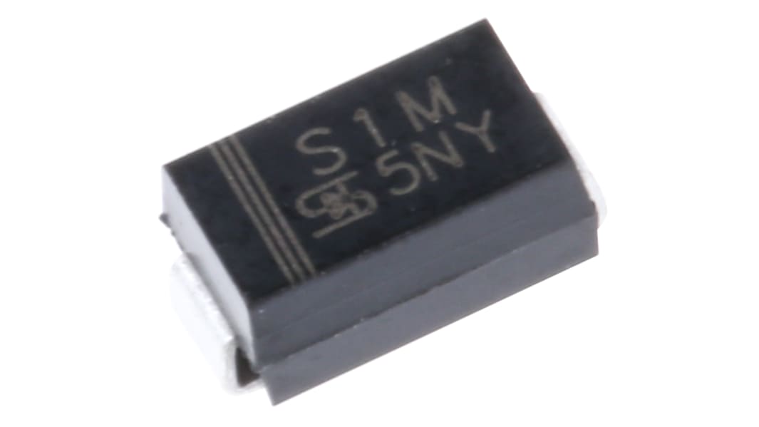Taiwan Semi 1000V 1A, Rectifier Diode, 2-Pin DO-214AC S1M M2G