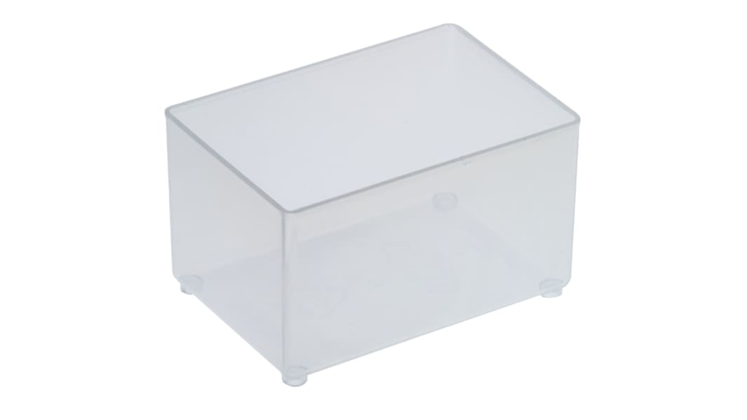 Raaco Kleinteilebox, Polypropylen Transparent, 47mm x 55mm x 79mm