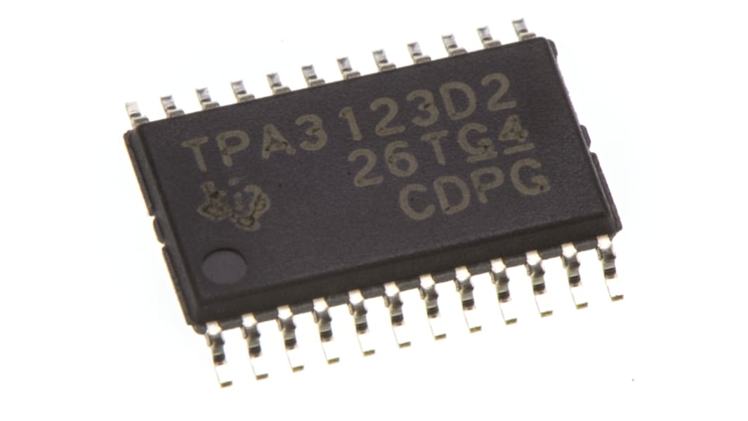 Texas Instruments Klasse D Audio Verstärker Audio 2-Kanal Stereo HTSSOP 10W 24-Pin +85 °C