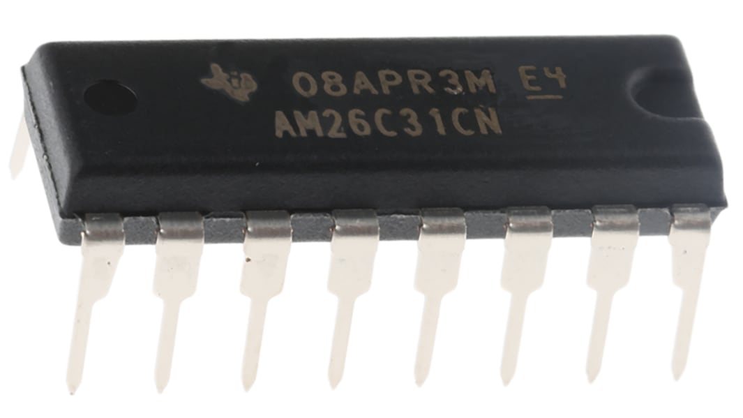 Texas Instruments ライントランスミッタスルーホール, 16-Pin, AM26C31CN