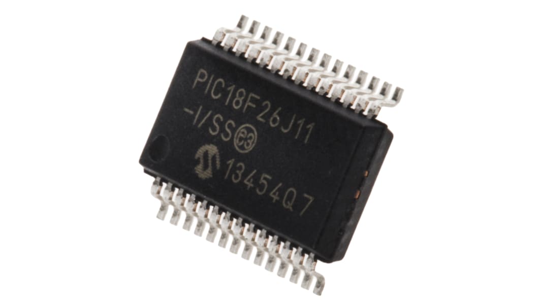 Microchip マイコン, PIC, 48MHz, 64 kB, フラッシュ, 28-Pin SSOP