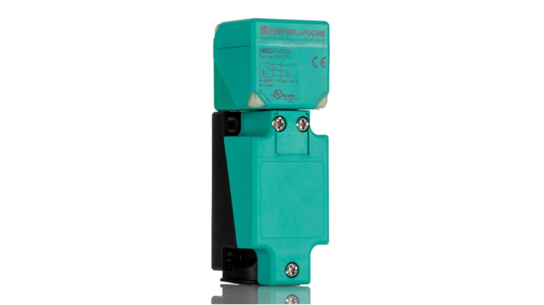 Pepperl + Fuchs Inductive Block Proximity Sensor, 20 mm Detection, PNP NO, 10 → 30 V dc