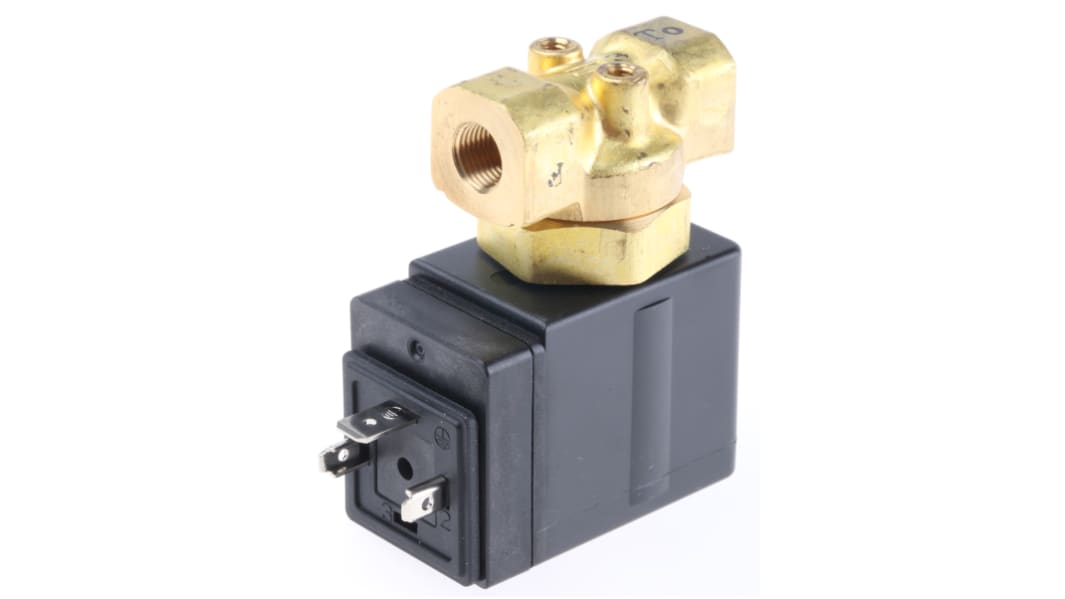Electrovanne SMC VXE21, 24 V c.c., 2 ports , NF