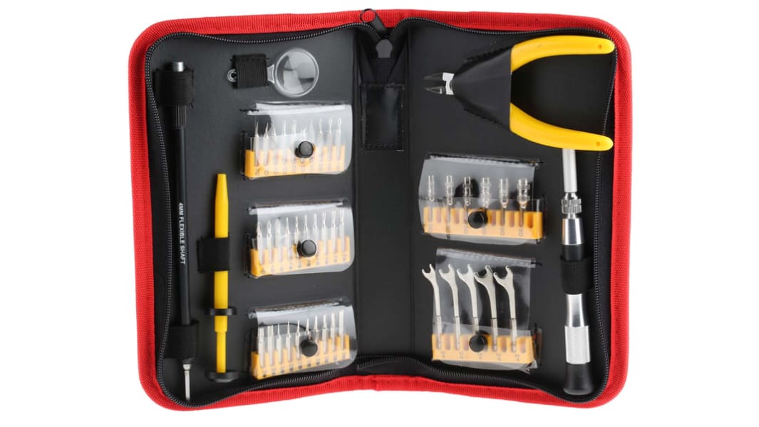 RS PRO Driver Bit Set 46 Pieces, Hexagon, Phillips, Pozidriv, Slotted, Torx