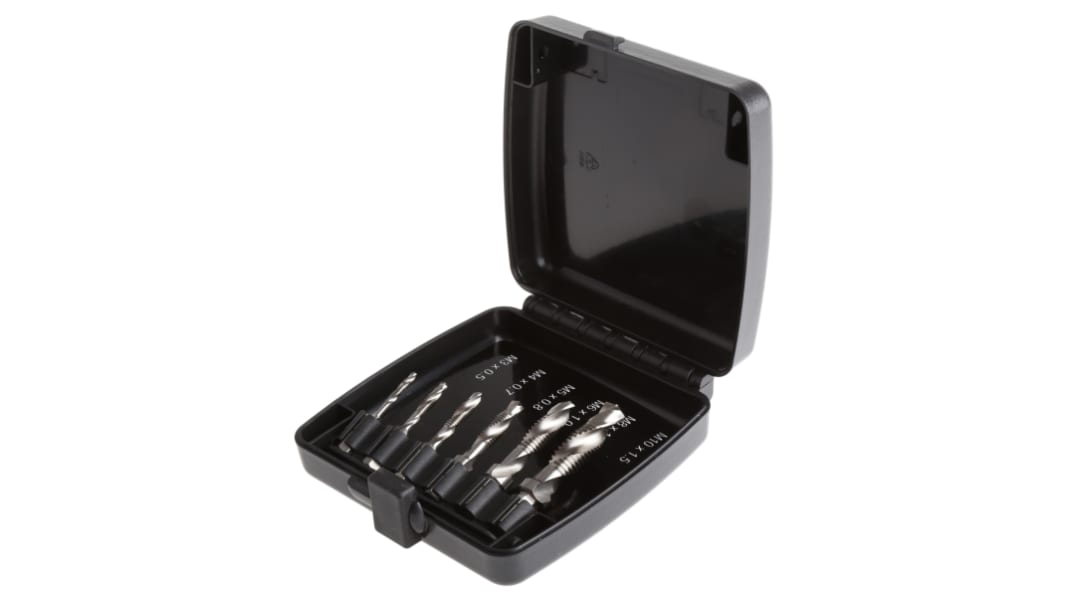 RS PRO Tap & Drill Set, M3 → M10 Thread, Metric Standard, Hand Tap