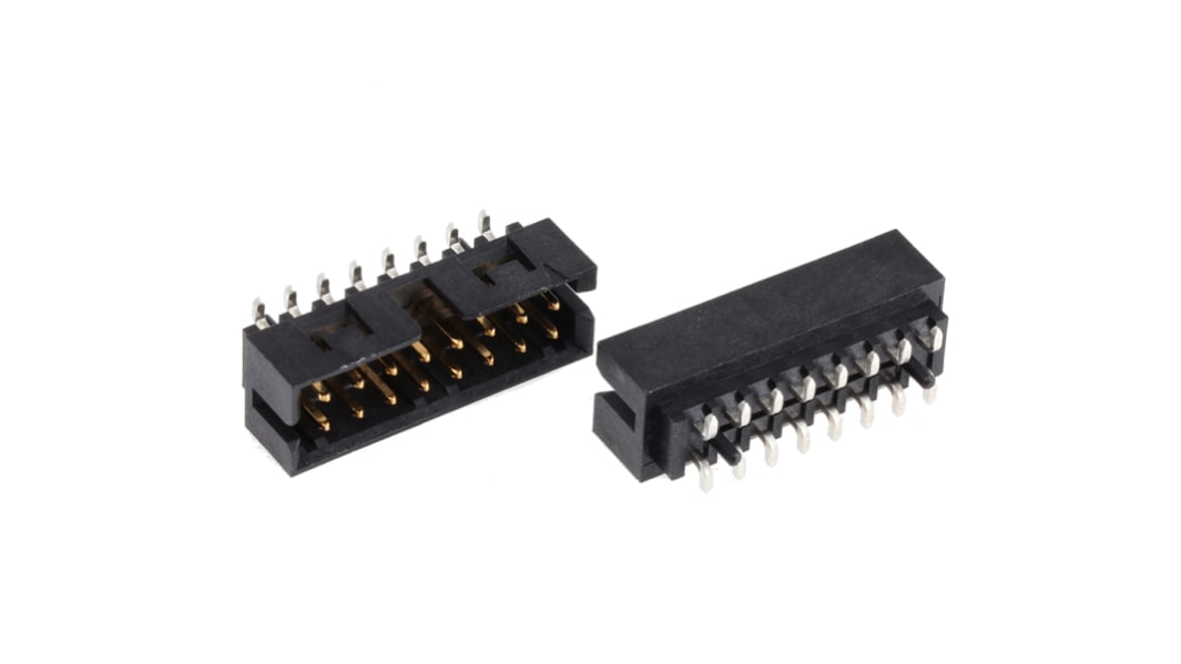 Molex ストレート 基板接続用ピンヘッダ 16極 2.0mm 2列, 表面実装