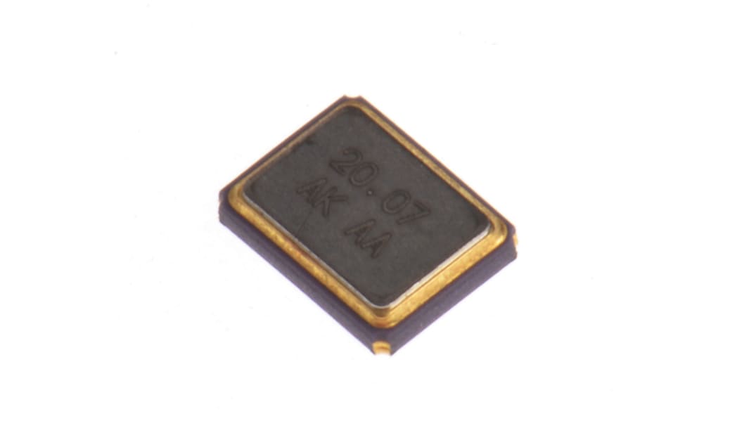 Quartz CMS AKER 20MHz Montage en surface 4 broches, 12pF