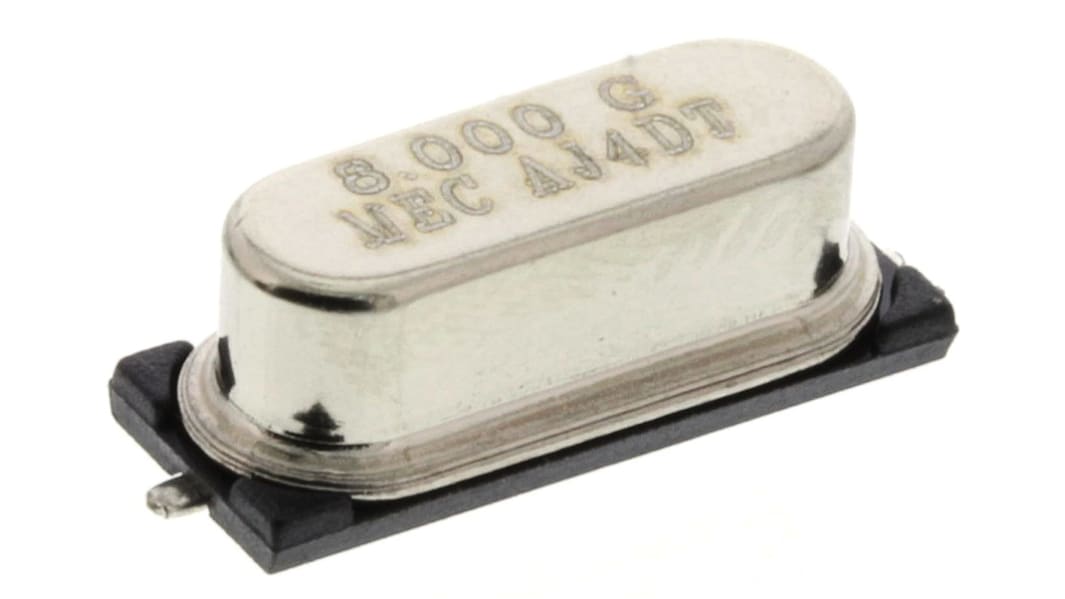 MERCURY 8MHz Crystal ±30ppm HC-49-US SMD 2-Pin 11.2 x 4.5 x 4mm