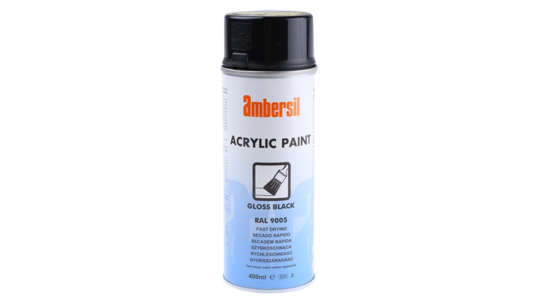 Ambersil 400ml Black Gloss Spray Paint