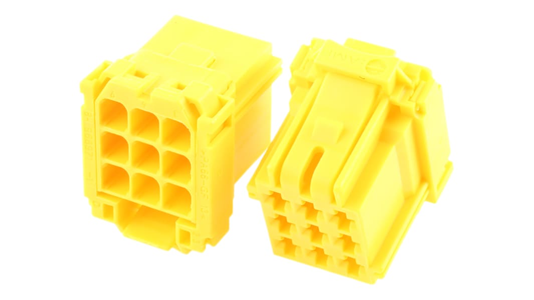 TE Connectivity, AMP MCP 2.8 Female Automotive Connector, 5.5mm Pitch, 9 Way, 3 Row