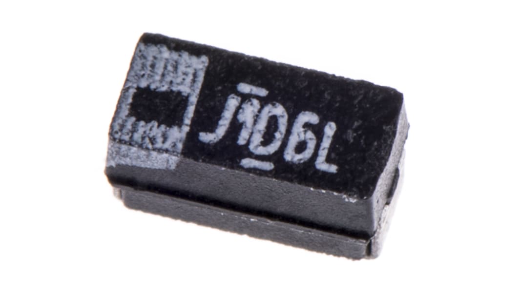 Vishay タンタルコンデンサ,10μF,6.3V dc,3216-18,293D106X96R3A2TE3