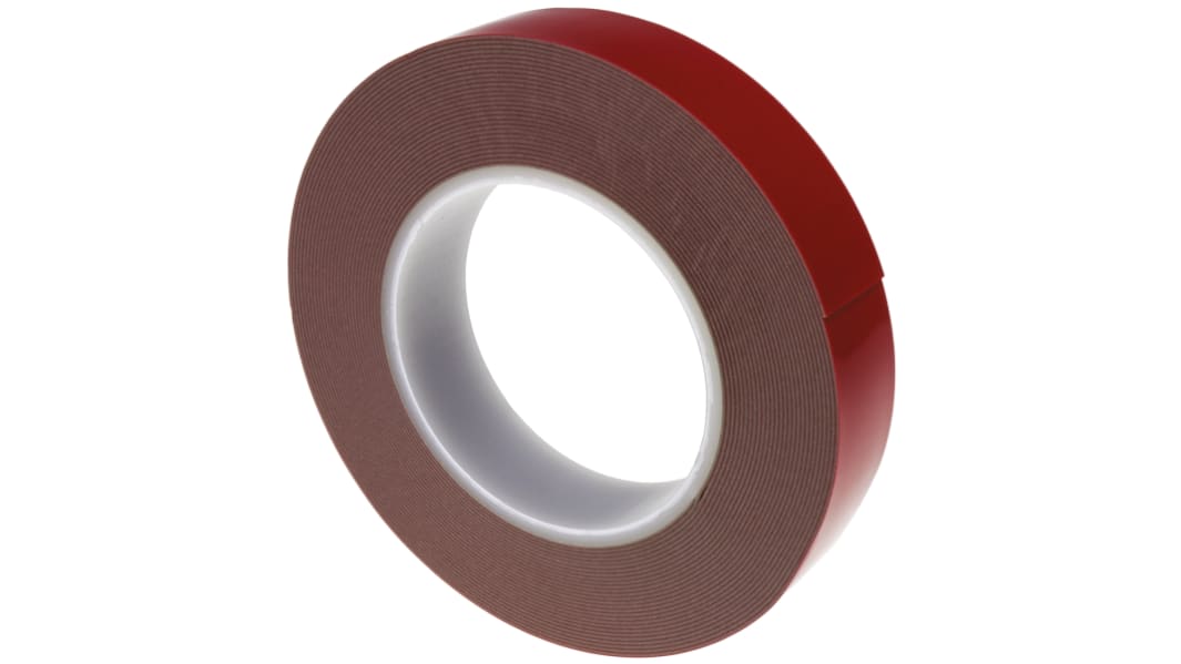 Hi-Bond VST 6080G Schaumstoff Klebeband doppelseitig, Grau, Stärke 0.80mm, 25.0mm x 10.0m, 14,4 N/cm