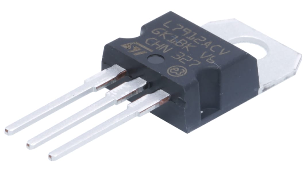 Régulateur de tension L7912ACV, 1.5A, A-220, 3 broches.