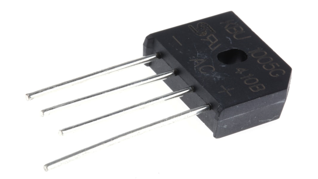 Taiwan Semiconductor Bridge Rectifier, 10A, 600V, 4-Pin