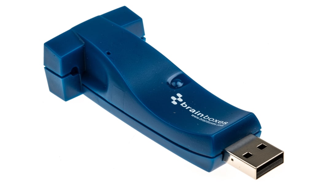 Convertisseur de signal Brainboxes, USB A vers Sub-D, 9 Points