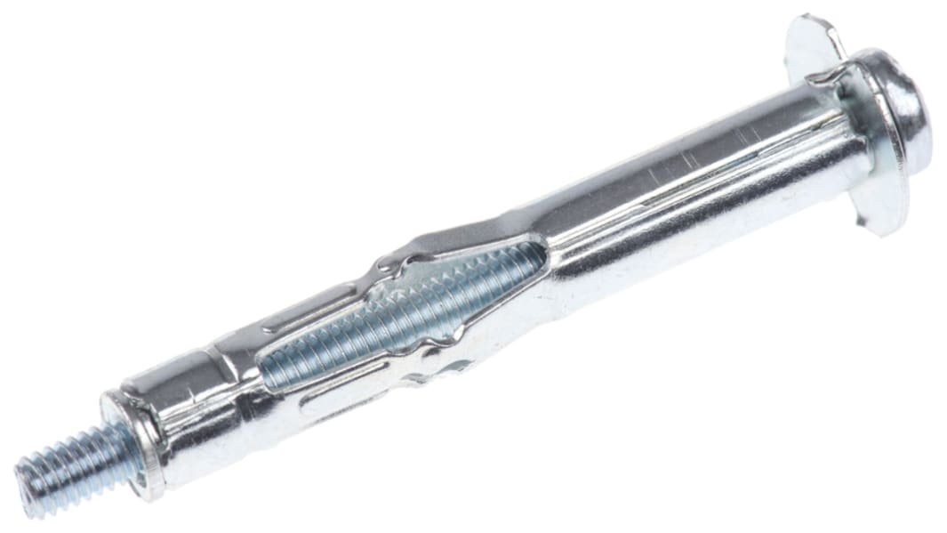 RawlPlug INTERSET Spreizdübel Typ Erweiterter Hohlraumdübel, Ø 8mm L. 46mm Stahl für 15 → 21 mmPozidriv