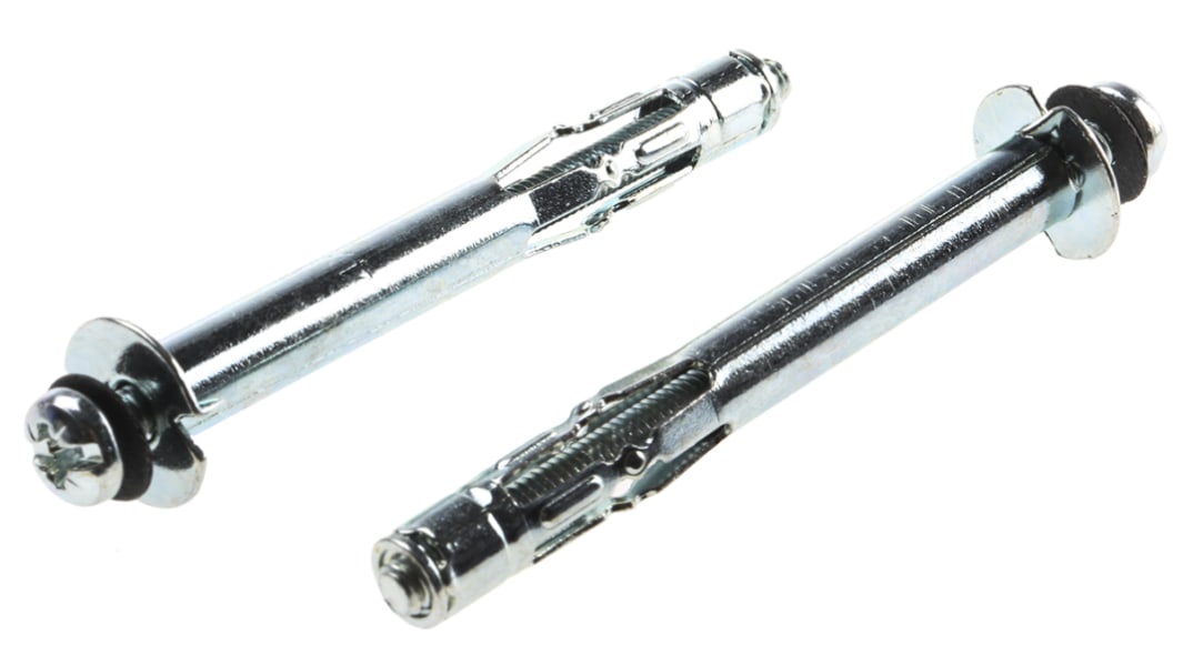 RawlPlug Steel Expanding Bolt Cavity Fixing, 8mm fixing hole diameter