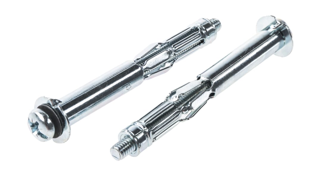 Fijación con Perno de Extensión RawlPlug, SM-06080, Acero, diámetro 12mm, Longitud 80mm