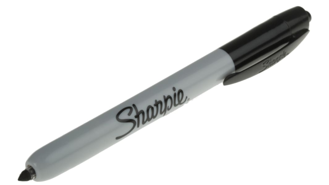 Marcador Permanente Sharpie, Negro, punta Extrafino, Formato Bala