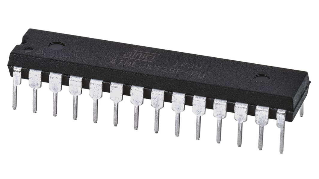 Microcontrollore Atmel, AVR, PDIP, ATmega, 28 Pin, Su foro, 8bit, 20MHz