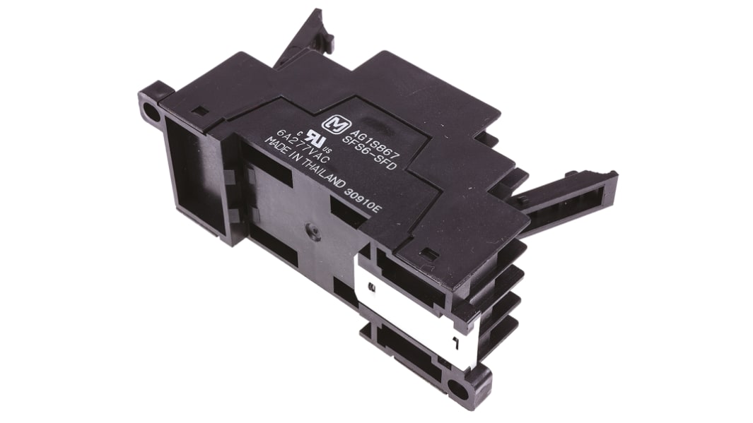 Zócalo de relé Panasonic SF para Serie SF, 6A máx., montaje en PCB