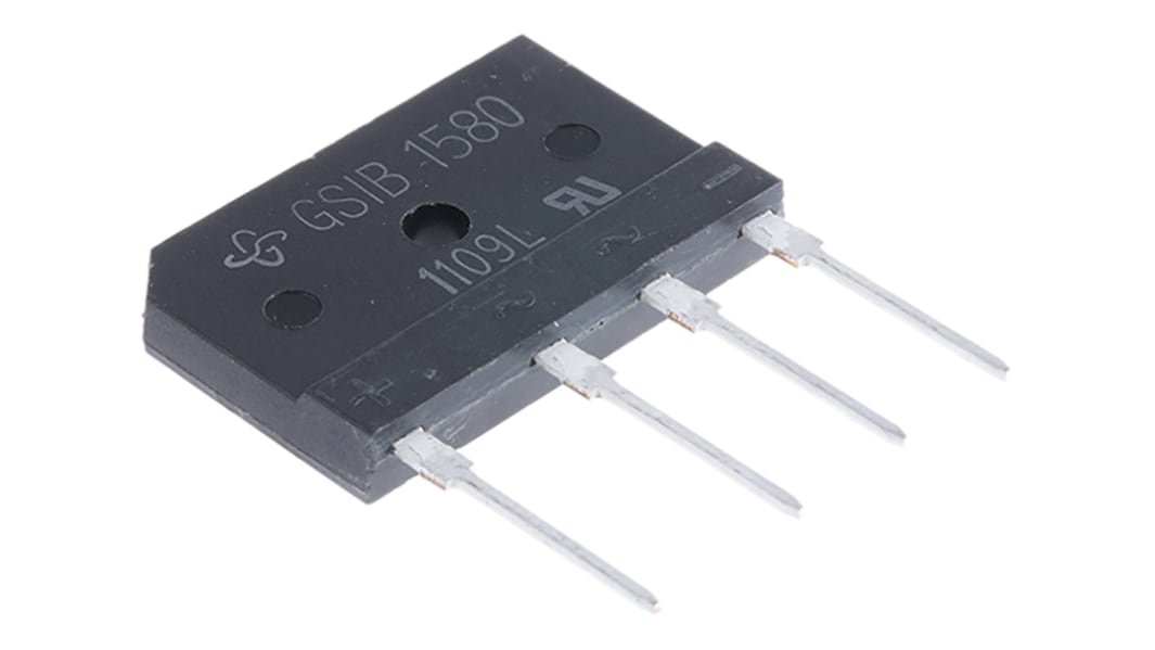 Vishay Bridge Rectifier, 3.5A, 800V, 4-Pin