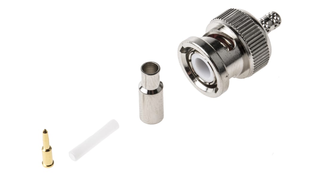 Connettore coassiale Ad angolo diritto Amphenol RF, 50Ω