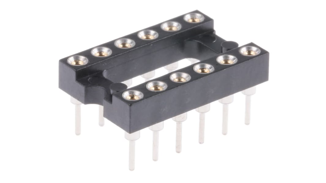 110-87-312-41-001101 | Preci-Dip 12 ピン DILソケット, 2.54mm
