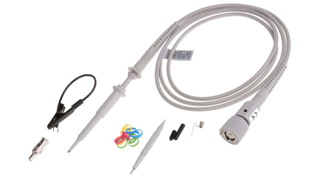 Keysight Technologies BNC オシロスコープ用プローブ, 電圧, 500MHz, 1:10