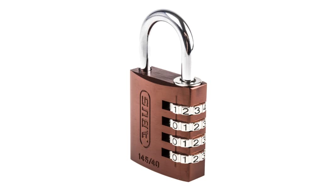 ABUS Combination Aluminium, Steel Padlock, 6mm Shackle, 40mm Body