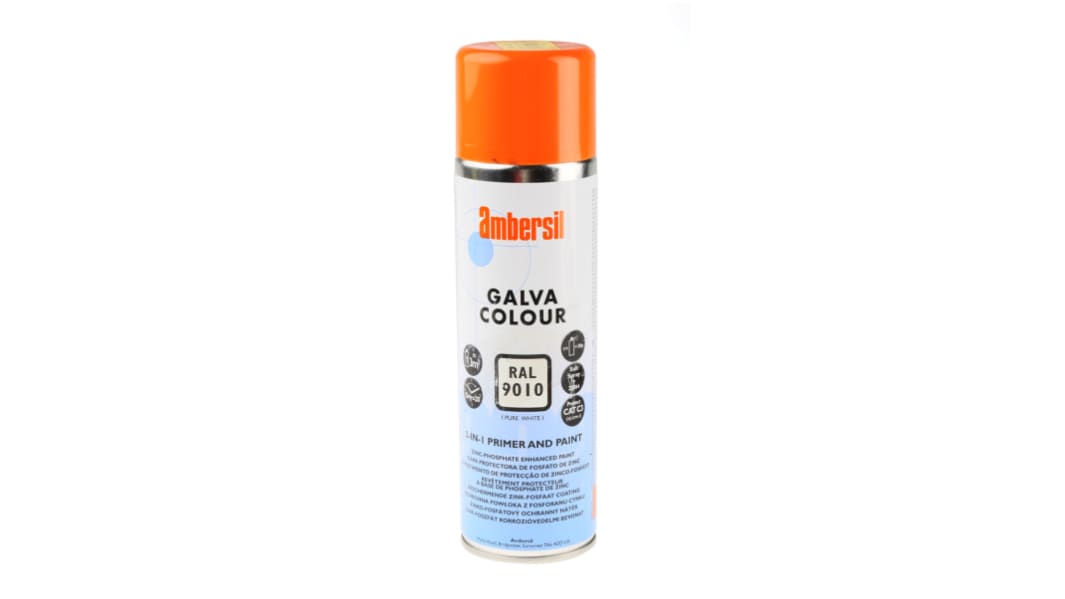 Ambersil 500ml White Satin Spray Paint