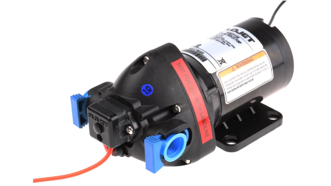 Pompe volumétrique Xylem Flojet, 15.1L/min., 12 V Diaphragme Electrique, 4,1 bars R352