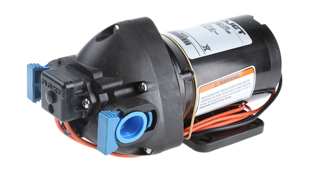 Pompa di mandata positiva a membrana Xylem Flojet, funz. elettrico, 24 V, 7.6L/min, 4,1 bar
