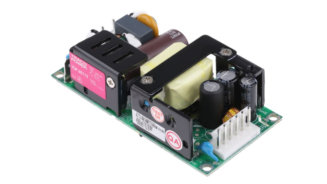 TRACOPOWER スイッチング電源 12V dc 5A 60W