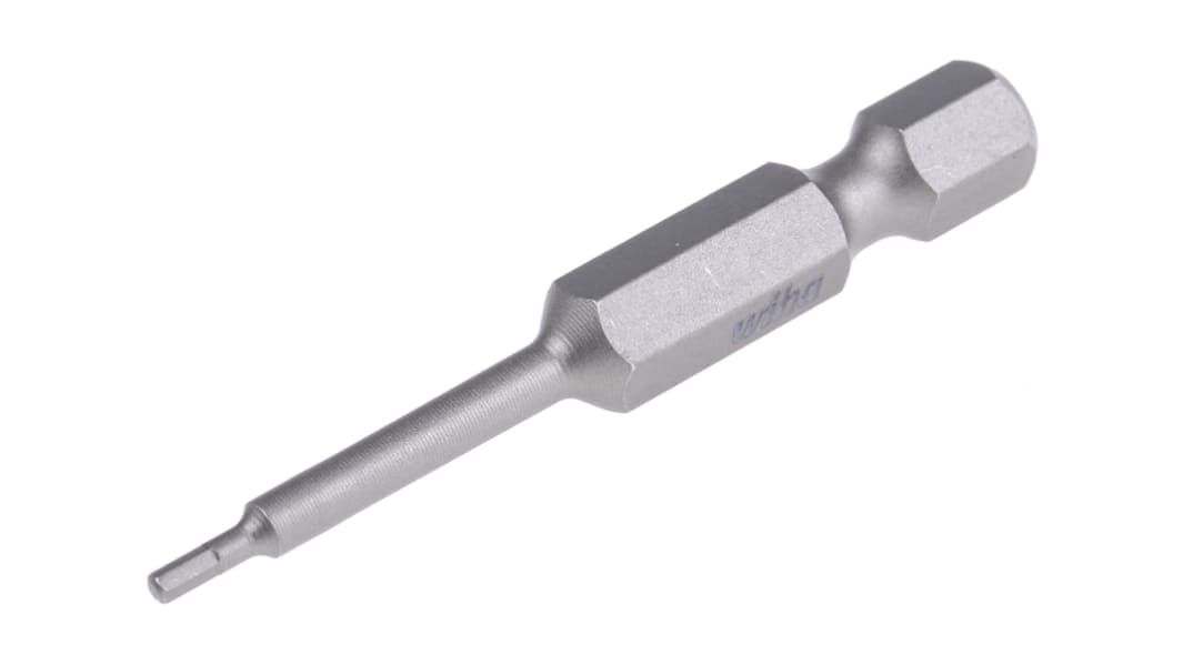Punta de atornillar Wiha, Hexagonal 1,5 mm de Acero al Cromo Vanadio