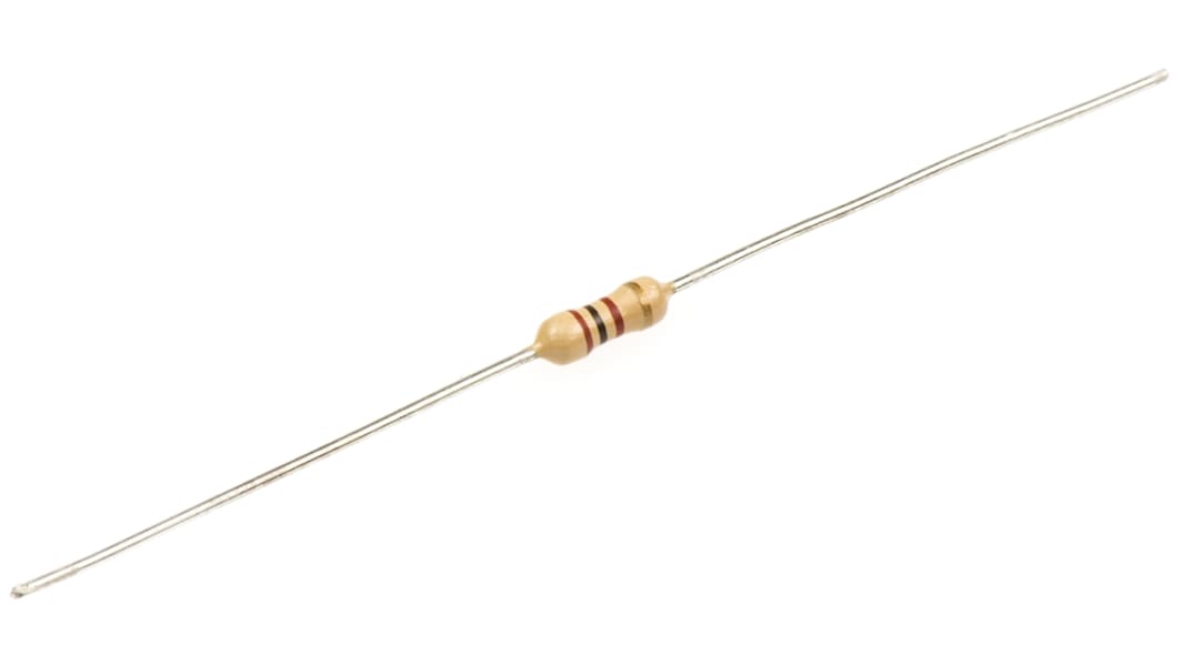 RS PRO 炭素皮膜 スルーホール抵抗器 0.25W 100Ω ±5% | RS