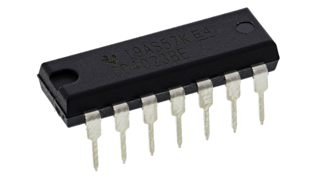 Texas Instruments ロジックゲート, NAND, スルーホール, 3-入力, PDIP