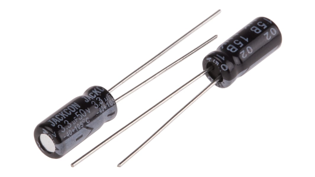 Condensateur RS PRO, Aluminium électrolytique 3.3μF, 50V c.c.