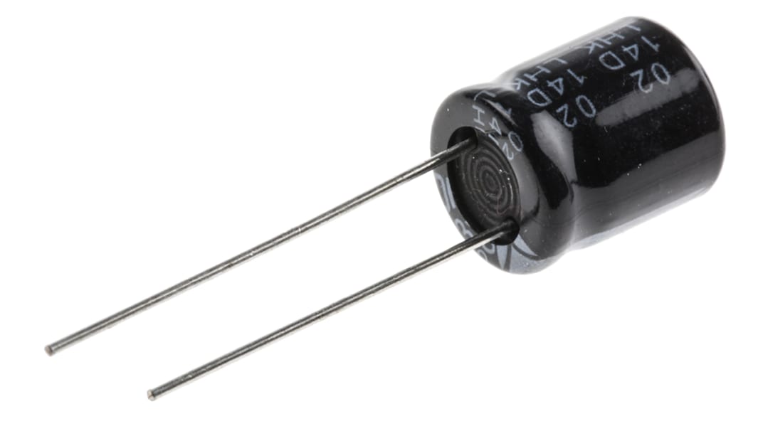 Condensateur RS PRO, Aluminium électrolytique 100μF, 63V c.c.