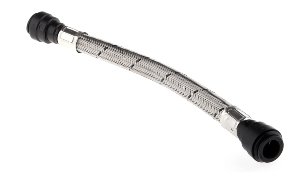 RS PRO Hose Assembly 15mm to Push Fit 15mm, 15 bar, 300mm Long